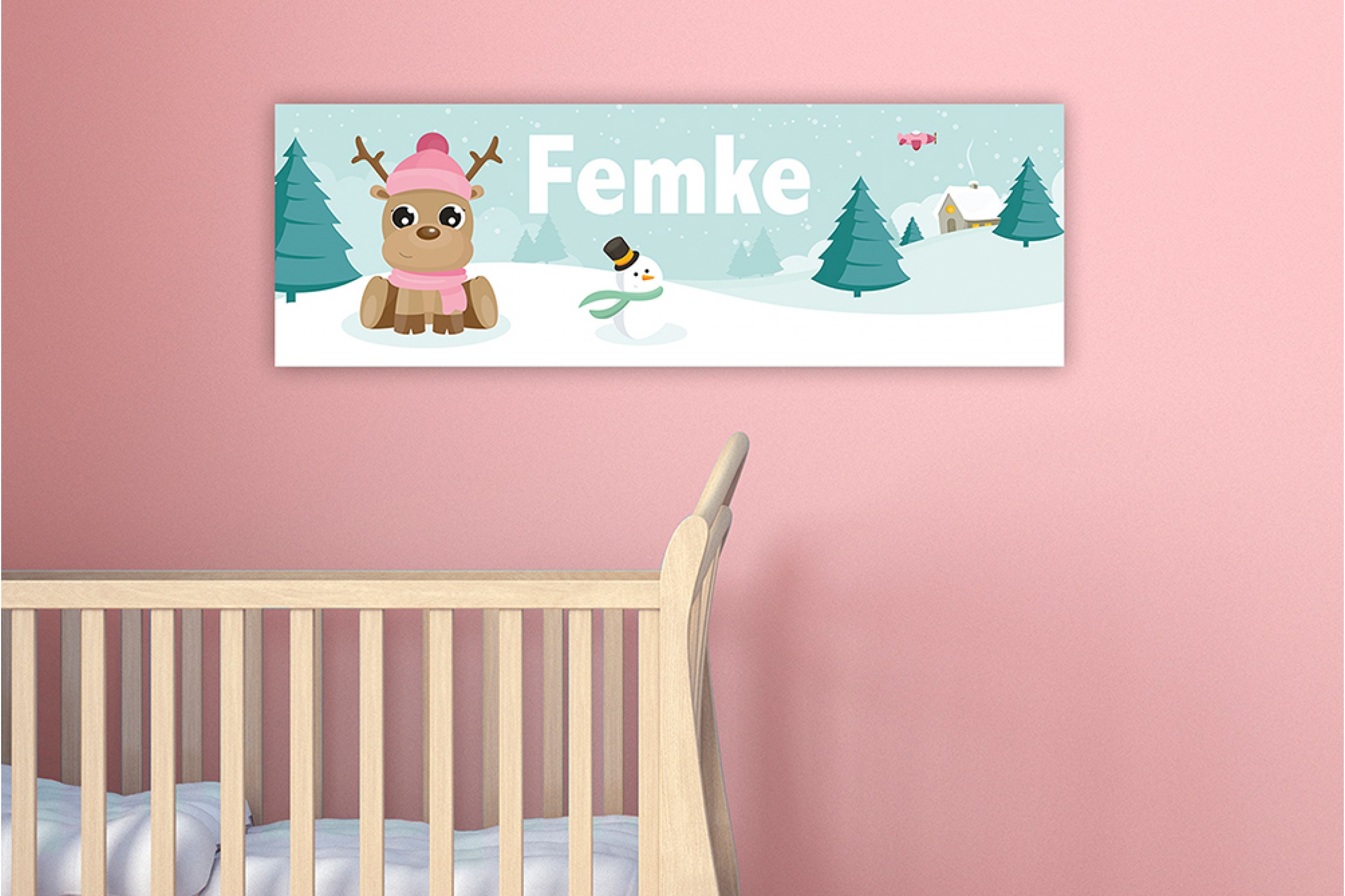 Lief winter hertje